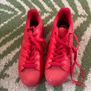 RED Adidas Sneakers